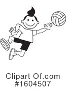 Volleyball Clipart #1604507 by Johnny Sajem
