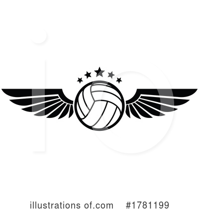 Volleyball Clipart #1781199 by Vector Tradition SM