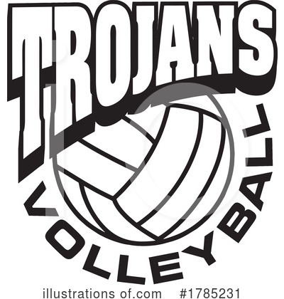Royalty-Free (RF) Volleyball Clipart Illustration by Johnny Sajem - Stock Sample #1785231