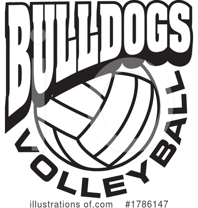Volleyball Clipart #1786147 by Johnny Sajem