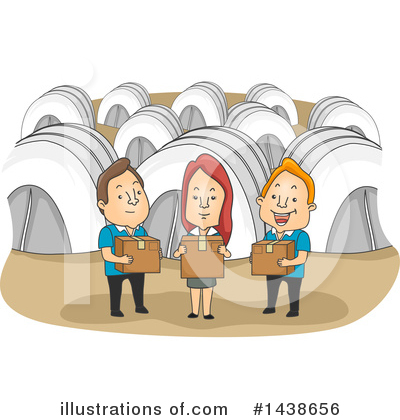 Royalty-Free (RF) Volunteer Clipart Illustration by BNP Design Studio - Stock Sample #1438656