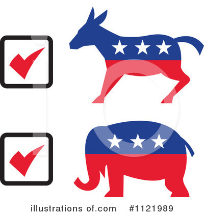 Presidential Elections Clipart #1121989 by patrimonio