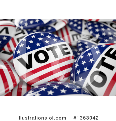 Royalty-Free (RF) Vote Clipart Illustration by stockillustrations - Stock Sample #1363042