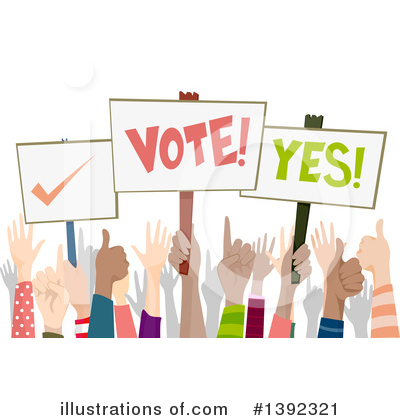 Royalty-Free (RF) Vote Clipart Illustration by BNP Design Studio - Stock Sample #1392321