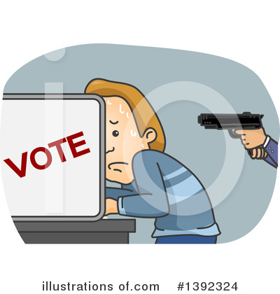 Voting Clipart #1392324 by BNP Design Studio