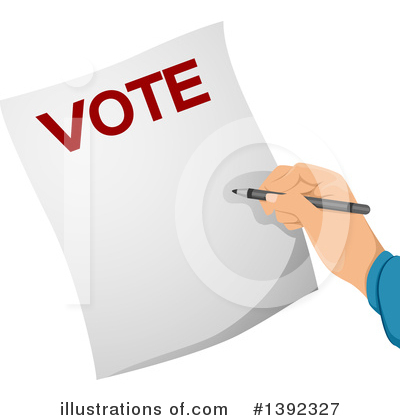 Vote Clipart #1392327 by BNP Design Studio