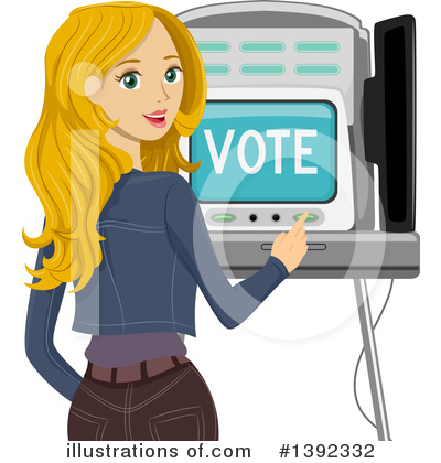 Election Clipart #1392332 by BNP Design Studio