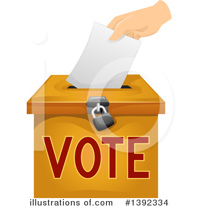 Vote Clipart #1392334 by BNP Design Studio
