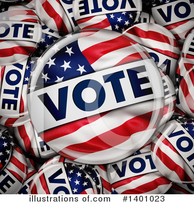 Presidential Election Clipart #1401023 by stockillustrations