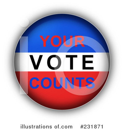Royalty-Free (RF) Vote Clipart Illustration by oboy - Stock Sample #231871