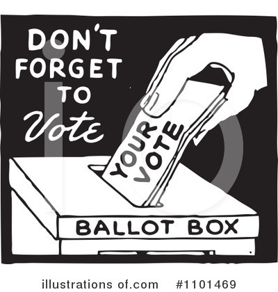 Royalty-Free (RF) Voting Clipart Illustration by BestVector - Stock Sample #1101469