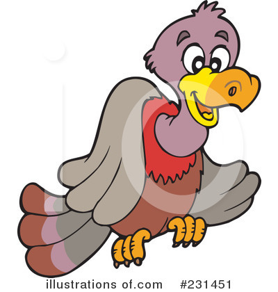 Royalty-Free (RF) Vulture Clipart Illustration by visekart - Stock Sample #231451