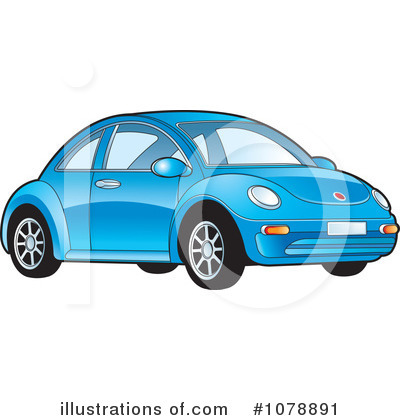 Royalty-Free (RF) Vw Beetle Clipart Illustration by Lal Perera - Stock Sample #1078891