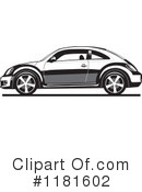 Vw Beetle Clipart #1181602 by David Rey