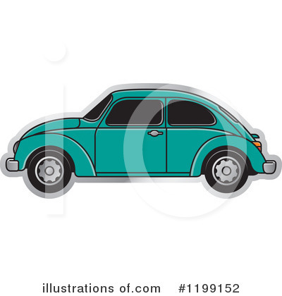 Vintage Car Clipart #1199152 by Lal Perera
