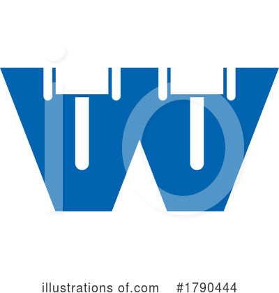 Letter W Clipart #1790444 by Lal Perera