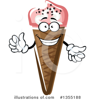 Frozen Yogurt Clipart #1355188 by Vector Tradition SM