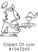 Waiter Clipart #1047243 by toonaday