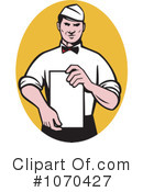 Waiter Clipart #1070427 by patrimonio