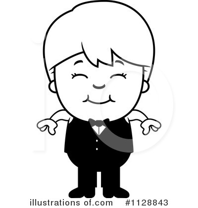 Waiter Clipart #1128843 by Cory Thoman