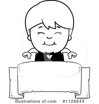 Royalty-Free (RF) Waiter Clipart Illustration by Cory Thoman - Stock Sample #1128844