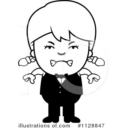 Waiter Clipart #1128847 by Cory Thoman