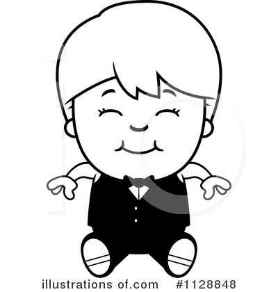 Waiter Clipart #1128848 by Cory Thoman