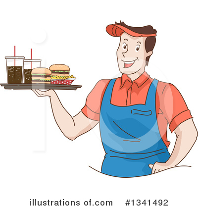 Hamburger Clipart #1341492 by BNP Design Studio