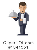 Waiter Clipart #1341551 by AtStockIllustration