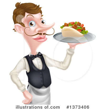 Souvlaki Kebab Clipart #1373406 by AtStockIllustration