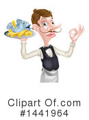 Waiter Clipart #1441964 by AtStockIllustration