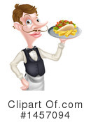 Waiter Clipart #1457094 by AtStockIllustration