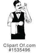 Waiter Clipart #1535496 by dero