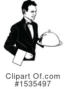 Waiter Clipart #1535497 by dero