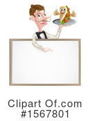 Waiter Clipart #1567801 by AtStockIllustration