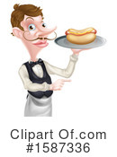 Waiter Clipart #1587336 by AtStockIllustration