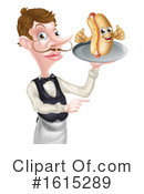 Waiter Clipart #1615289 by AtStockIllustration