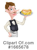 Waiter Clipart #1665678 by AtStockIllustration