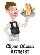 Waiter Clipart #1706162 by AtStockIllustration