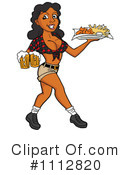 Waitress Clipart #1112820 by LaffToon