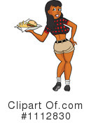 Waitress Clipart #1112830 by LaffToon