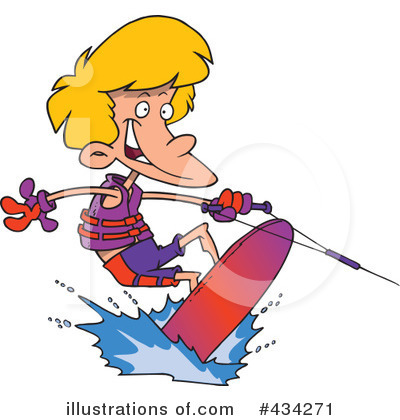 Wakeboarding Clipart #434271 by toonaday