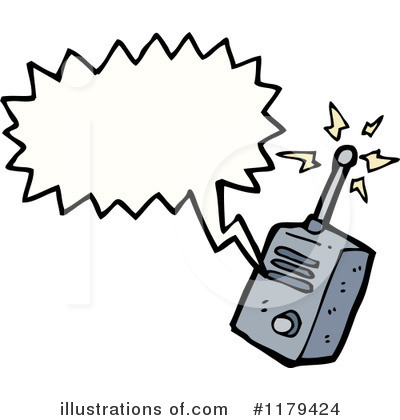 Royalty-Free (RF) Walkie Talkie Clipart Illustration by lineartestpilot - Stock Sample #1179424