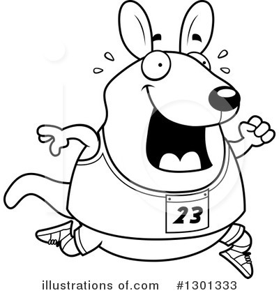 Royalty-Free (RF) Wallaby Clipart Illustration by Cory Thoman - Stock Sample #1301333