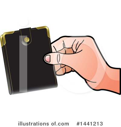 Royalty-Free (RF) Wallet Clipart Illustration by Lal Perera - Stock Sample #1441213