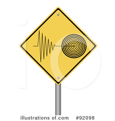 Royalty-Free (RF) Warning Sign Clipart Illustration by oboy - Stock Sample #92098