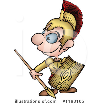 Royalty-Free (RF) Warrior Clipart Illustration by dero - Stock Sample #1193165