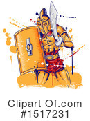 Warrior Clipart #1517231 by Domenico Condello