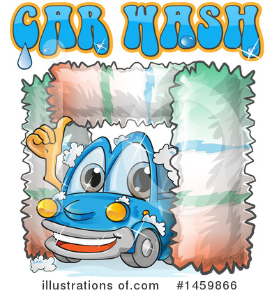 Car Wash Clipart #1459866 by Domenico Condello