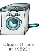Washing Machine Clipart #1195231 by dero